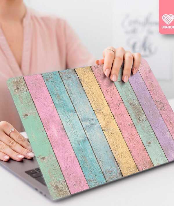 Vinilo para Notebook / laptop SKIN - MADERA PASTEL VINTAGE