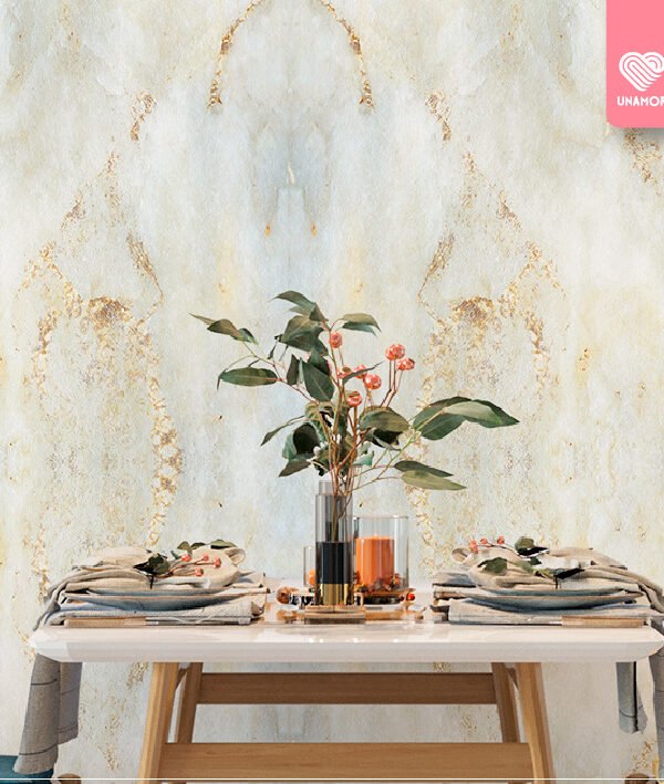 VINILO MULTIUSOS MÁRMOL BLANCO Y DORADO