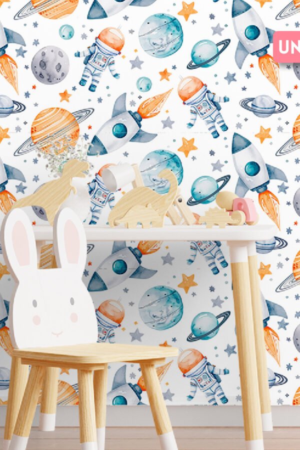 VINILO MULTIUSO ESPACIO ASTRONAUTAS