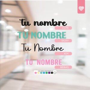 5340 - NOMBRES PERSONALIZADOS