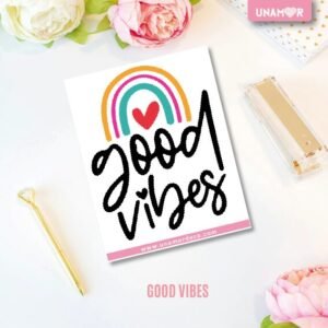 VINILO DECO INDIVIDUALES - GOOD VIBES