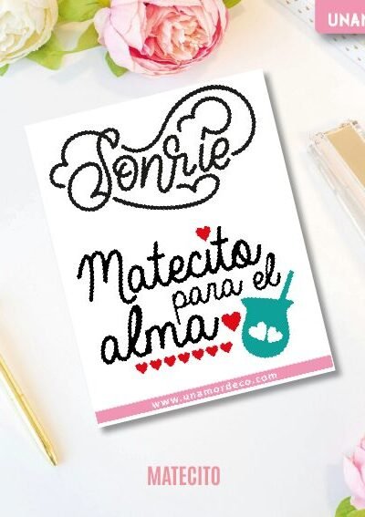 VINILO DECO INDIVIDUALES - MATECITO