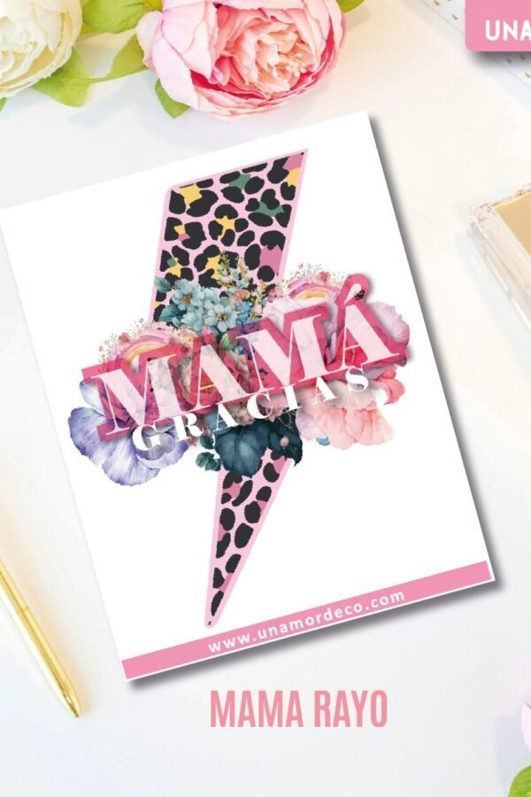 VINILO DECO INDIVIDUALES - MAMÁ RAYO