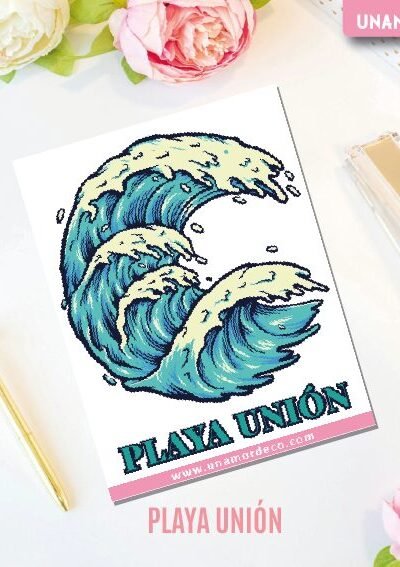 VINILO DECO INDIVIDUALES - PLAYA UNION