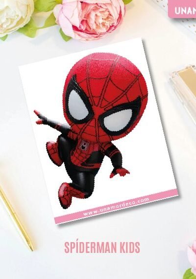 VINILO DECO INDIVIDUALES - SPIDERMAN KIDS