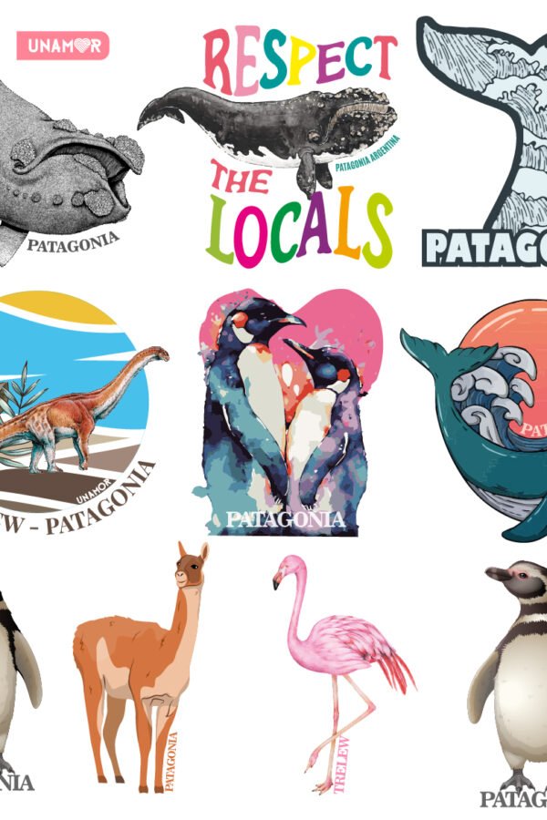 VINILO DECORATIVO - PATAGONIA FAUNA X10