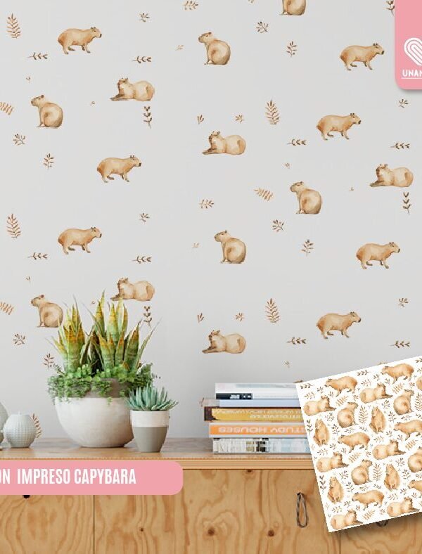VINILO DECORATIVO - CAPYBARA - 142