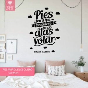 271 - PIES PARA QUE LOS QUIERO
