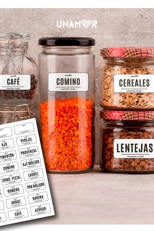 ETI CO 7501 - ETIQUETAS CONDIMENTO HOME