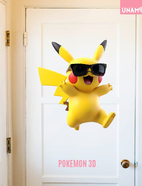 VINILO DECORATIVO - POKEMON 3D - 104556