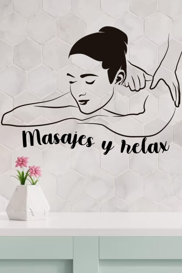 VINILO DECORATIVO - MASAJES - 5351