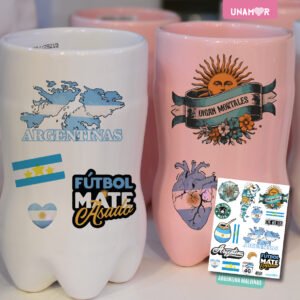 Planchita de Stickers adhesivos Argentina Malvinas - 7789