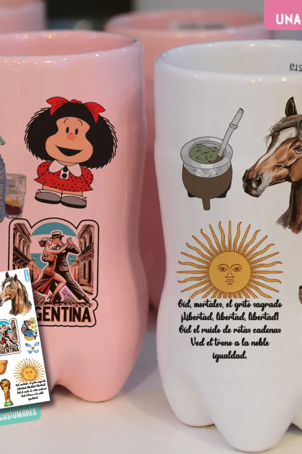 VINILO DECORATIVO - STICKER ARGENTINA COSTUMBRES - 7788
