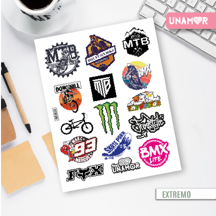 VINILO DECORATIVO - STICKER Extremo - 7524