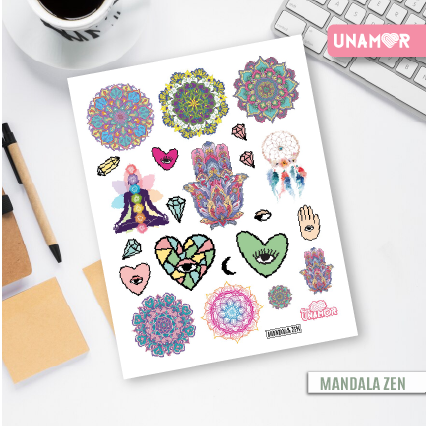 VINILO DECORATIVO - STICKER Mandala Zen - 7520