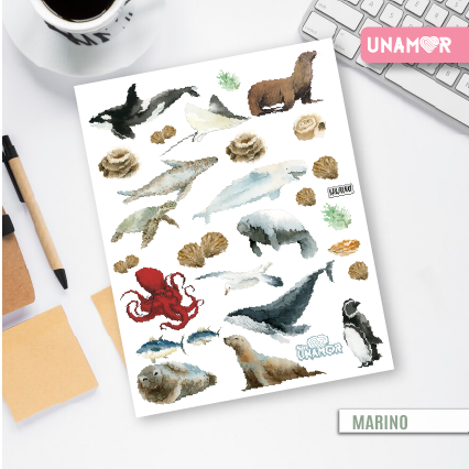 VINILO DECORATIVO - STICKER Marino - 7529