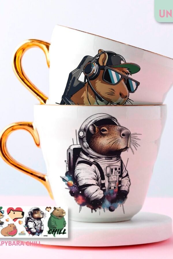 DTF UV - CAPYBARA CHILL