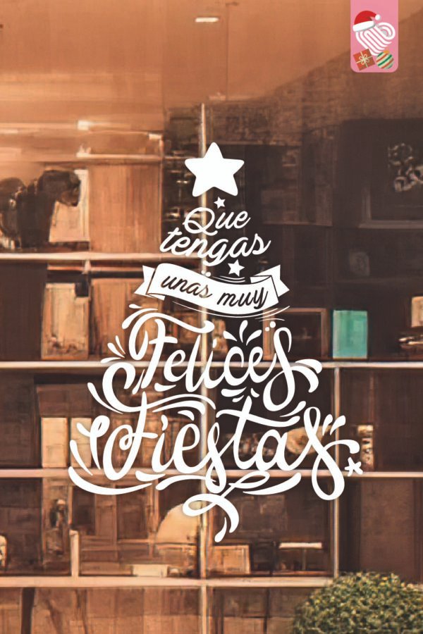 ÁRBOL MUY FELICES FIESTAS