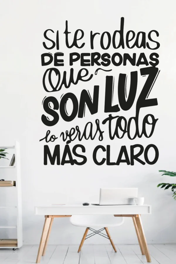 VINILO DECORATIVO - TODO MAS CLARO - 92241