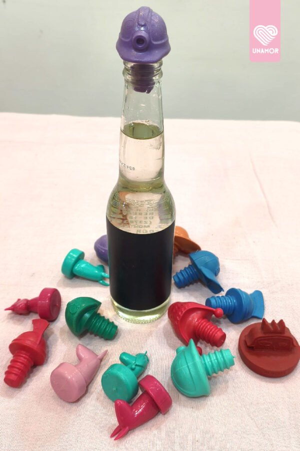 TAPON DE BOTELLAS DE SILICONA X3