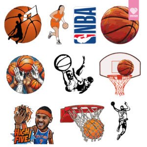 STICKERS INDIVIDUALES X10 - BASQUET