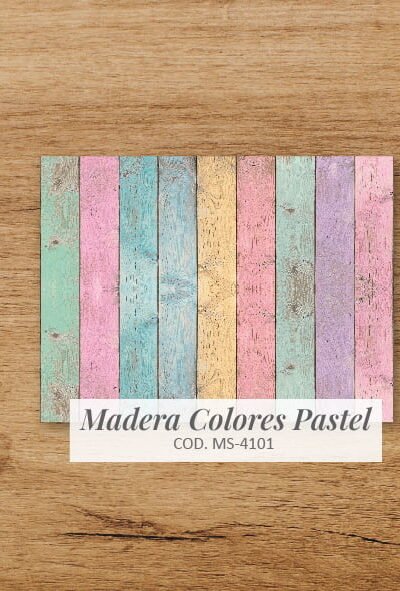 Asombroso vinilo para notebook | Modelo Madera pastel MS 4004