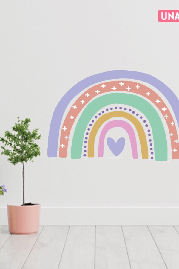 VINILO DECORATIVO - ARCOIRIS PASTEL - 3041