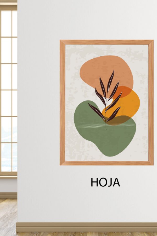 VINILO SIMIL CUADRO - HOJA