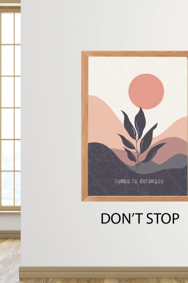 VINILO SIMIL CUADRO - DON´T STOP