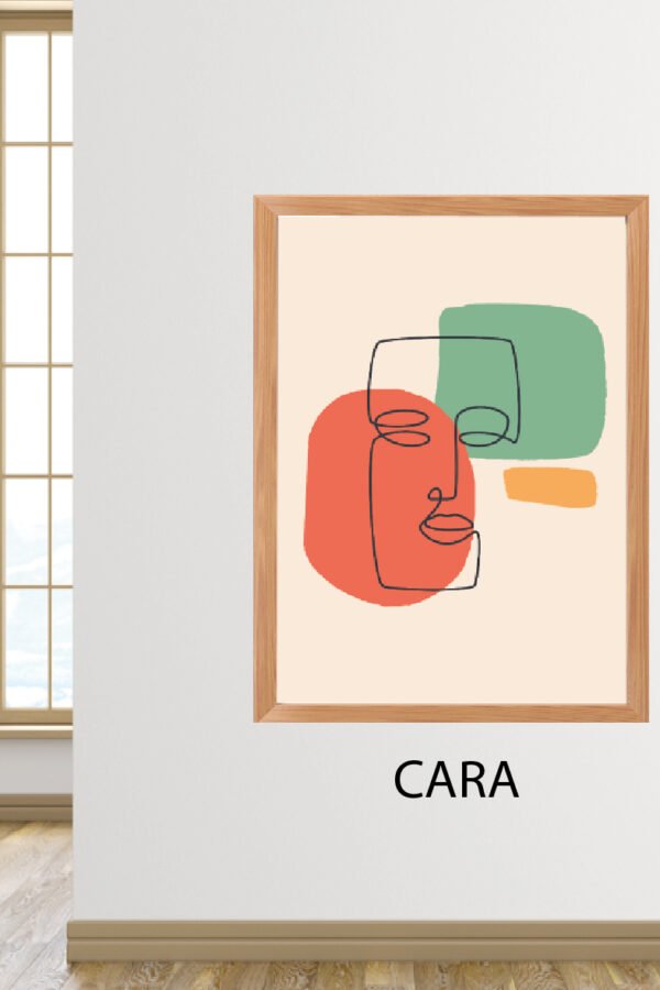 VINILO SIMIL CUADRO - CARA