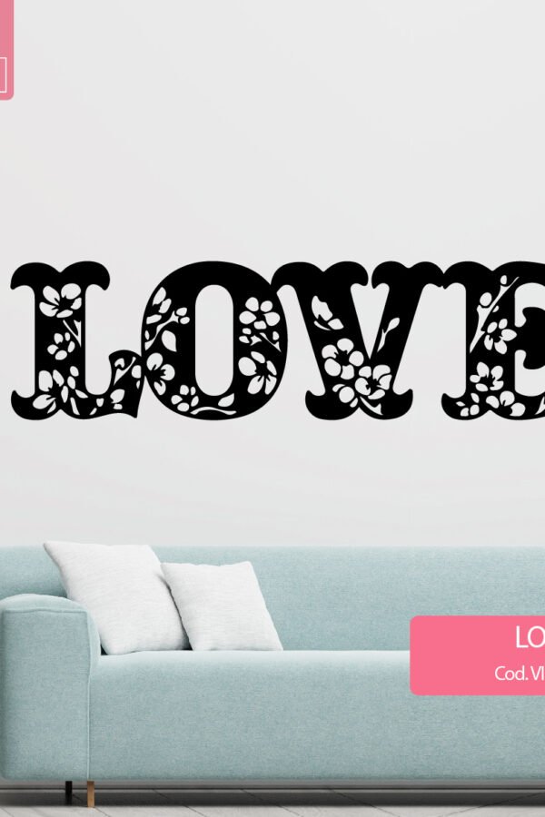 VINILO DECORATIVO - LOVE - 2124