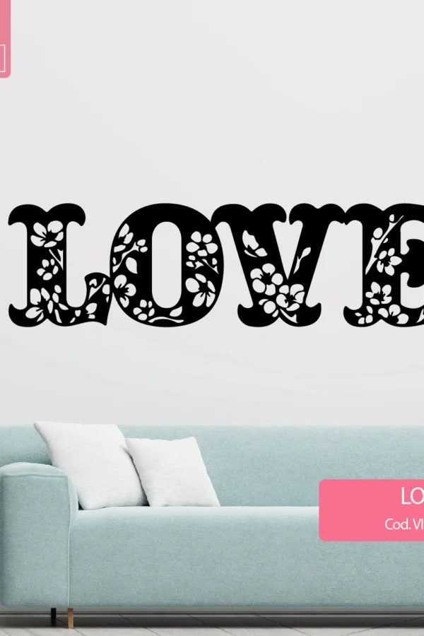 VINILO DECORATIVO - LOVE - 2124