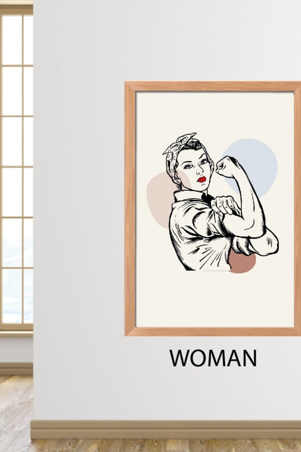 VINILO SIMIL CUADRO - WOMAN
