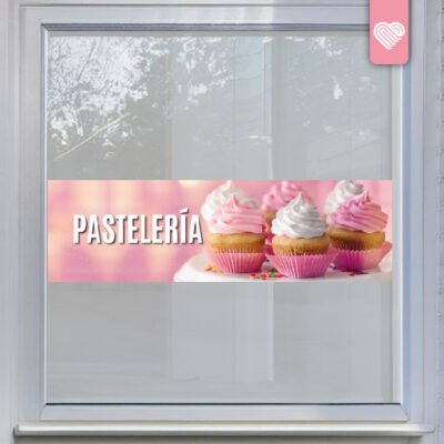 VINILO DECORATIVO - CARTEL PASTELERÍA - 5091