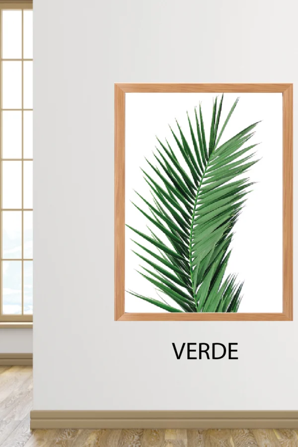 VINILO SIMIL CUADRO - VERDE