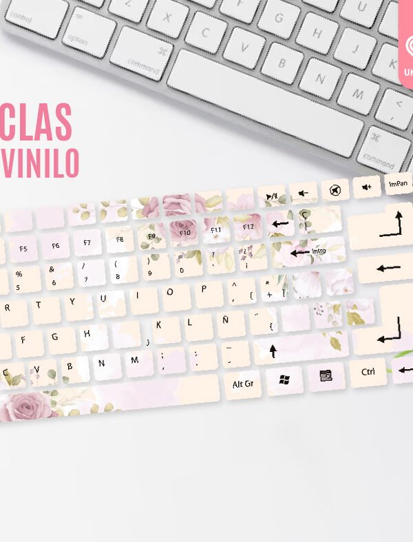 TEC 9028 - TECLADO SIMPLE ROSAS
