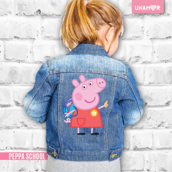 ESTAMPA TEXTIL - PEPPA SCHOOL
