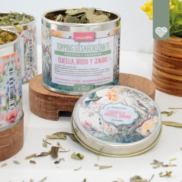 TOPI 501 - TOPPINGS MATEROS EN LATA - LAVANDA - PALO SANTO - STEVIA