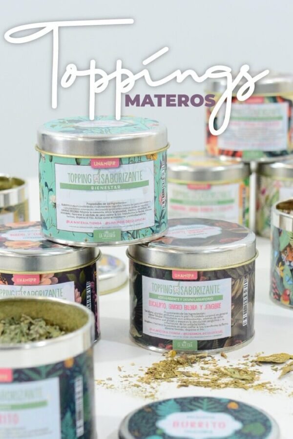 TOPPINGS MATEROS X 10 latas variadas