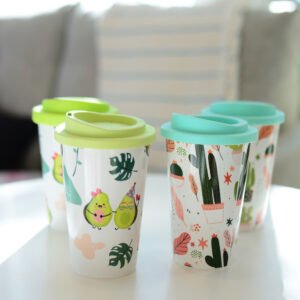 VASO TERMICO CON TAPA