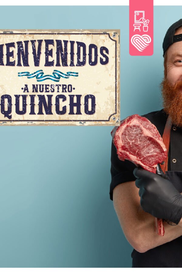 VINILO DECORATIVO - NUESTRO QUINCHO - 5479