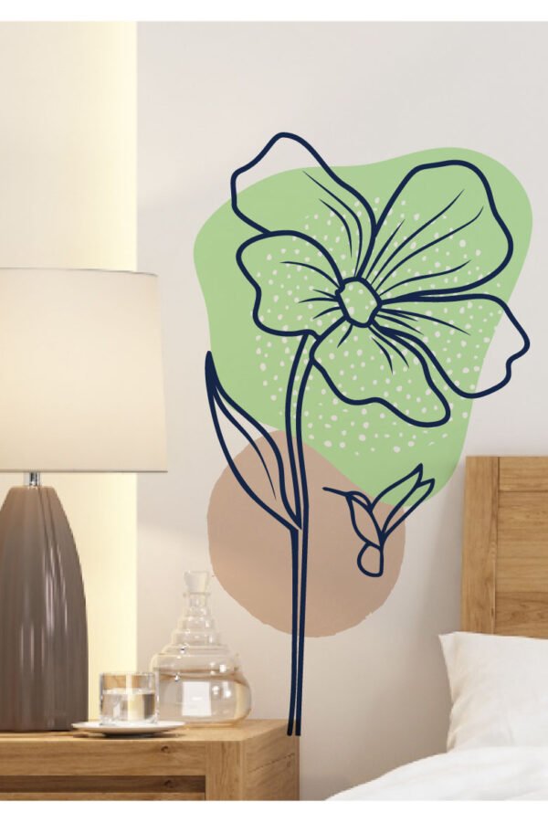 VINILO DECORATIVO - FLORAL COLORES MINIMALISTA FLORENCIA - 5485