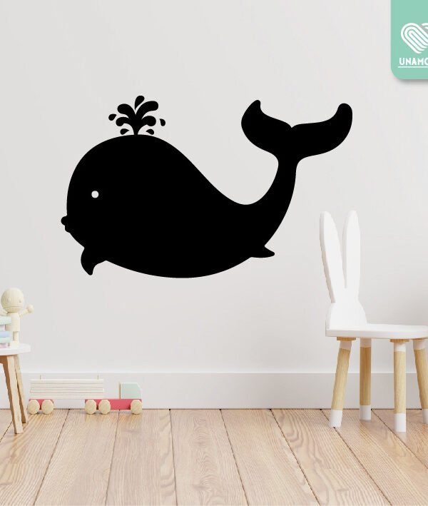 VINILO DECORATIVO - BALLENA PIZARRA -  3165
