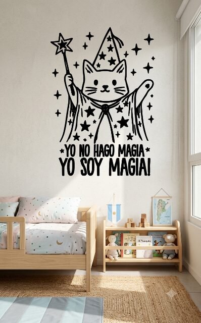VINILO DECORATIVO - YO SOY MAGIA - 7058