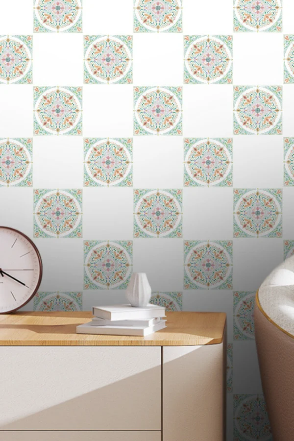 AZULEJOS DE VINILO ADHESIVO - SICILIANO X6 IGUALES - 5522