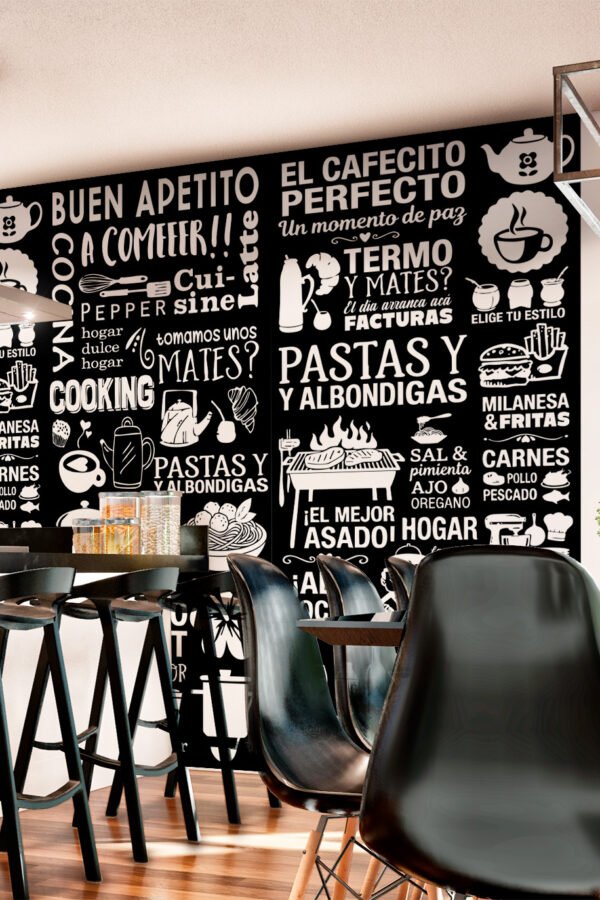 VINILO DECORATIVO - Cocina lettering Nati