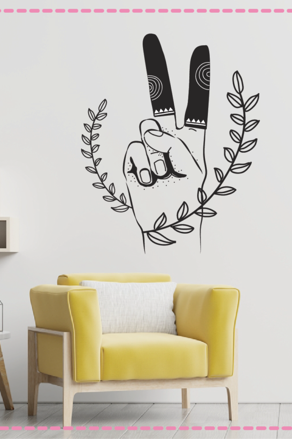 VINILO DECORATIVO - PAZ - 624