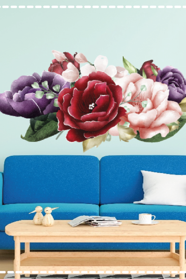 VINILO DECORATIVO - FLORAL 2 - 166