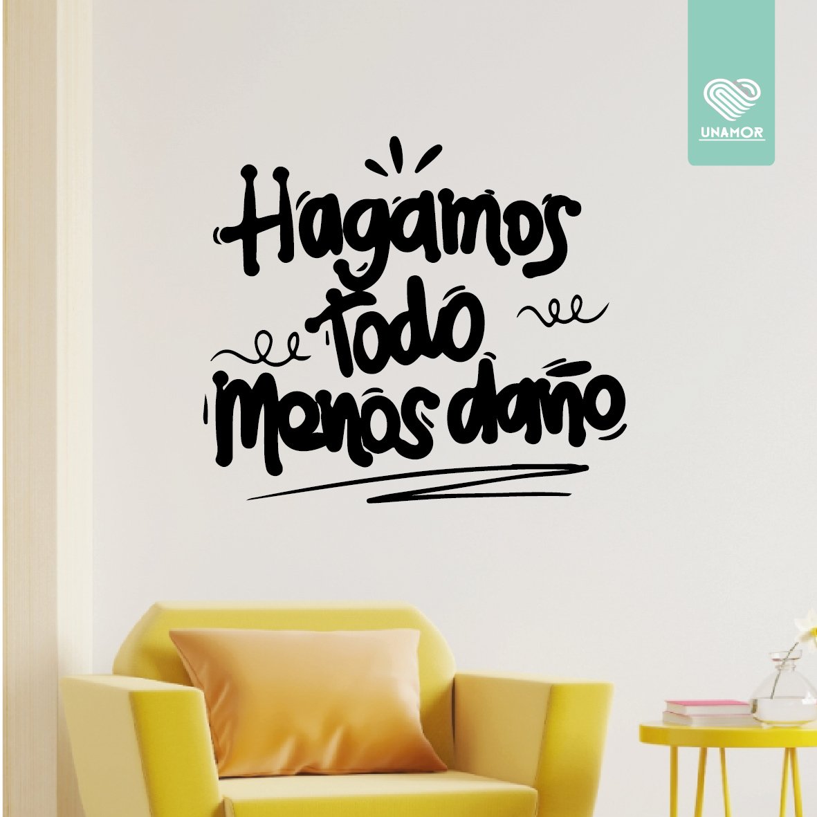 VINILO DECORATIVO - HAGAMOS - 92209