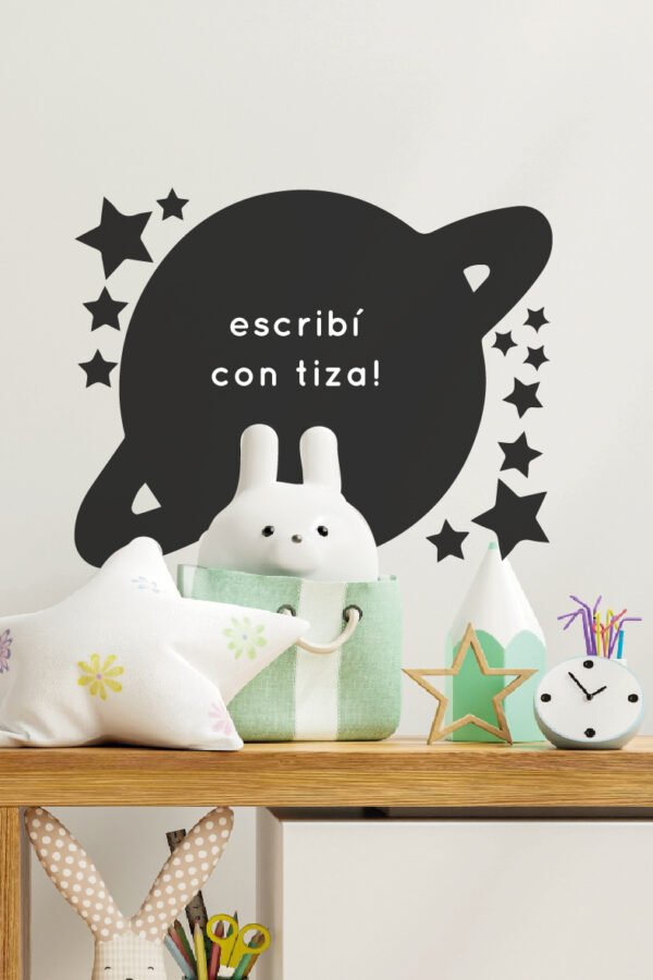 VINILO DECORATIVO - PIZARRA PLANETA -  3146